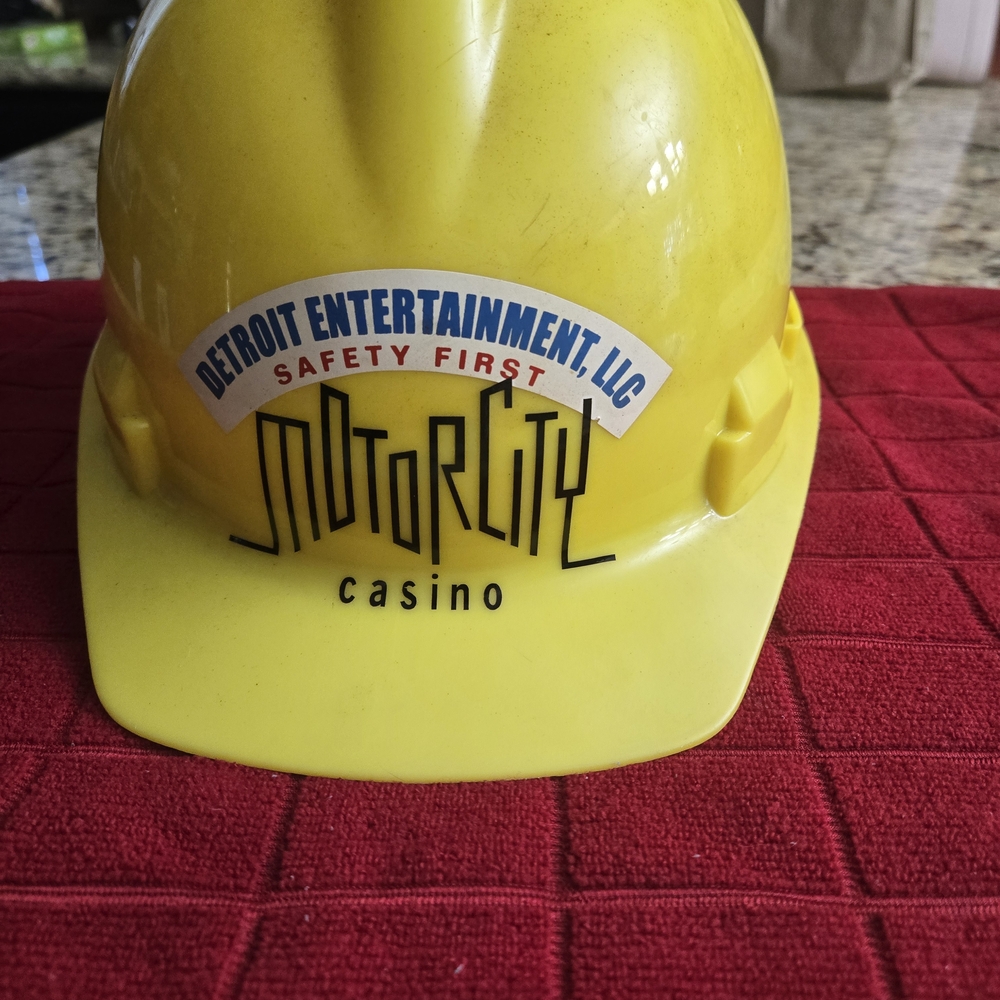 Yellow MotorCity Casino Hard Hat